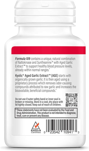Kyolic Aged Garlic Extract™ Blood Pressure Health Formula 109, 80 Capsules