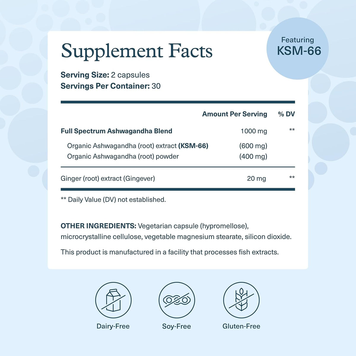 Youtheory Ashwagandha - 1,000 mg - Stress Support Supplement - Cortisol Support Supplement - Gluten, Dairy &amp; Soy Free - 60 Vegetarian Capsules