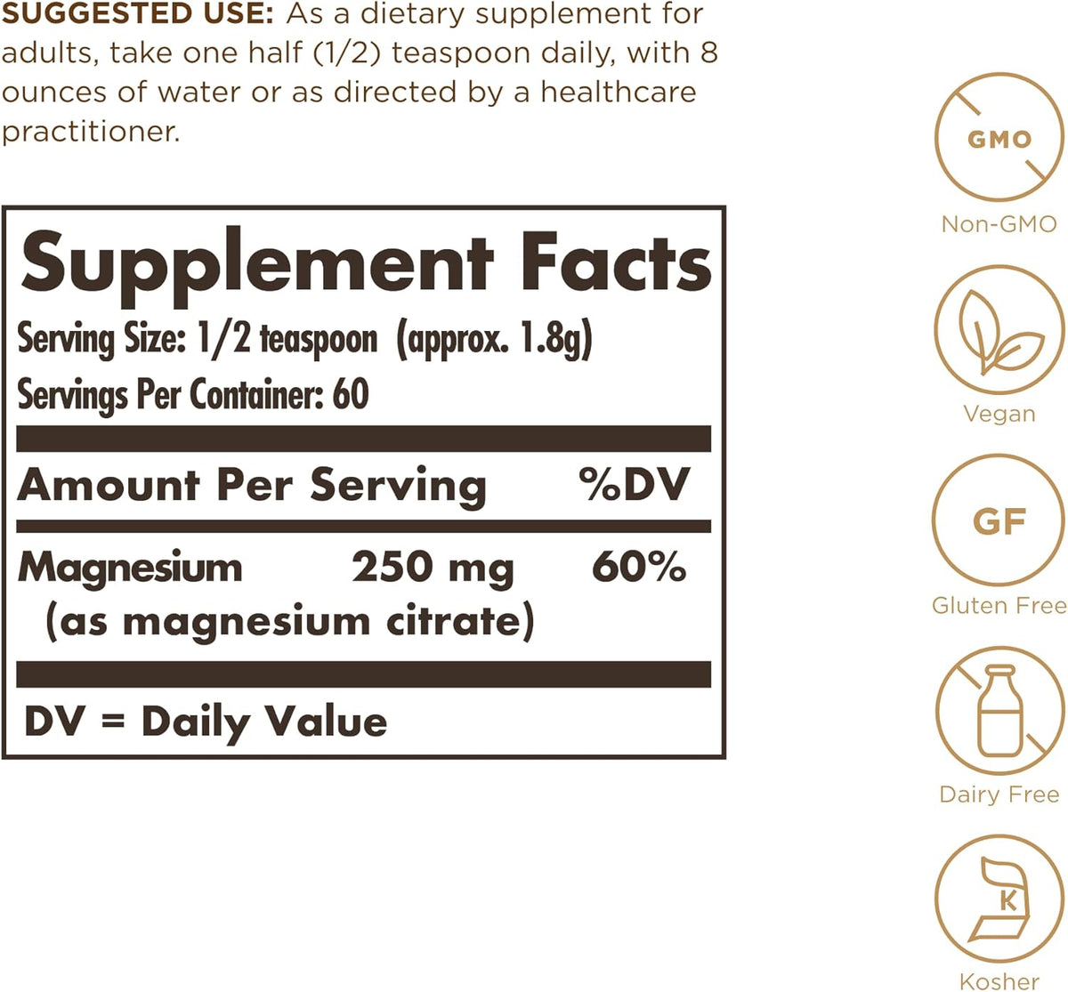Magnesium Citrate Powder 3.8 oz