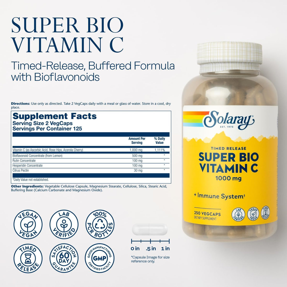 Solaray Super Bio Vitamin C 1000mg