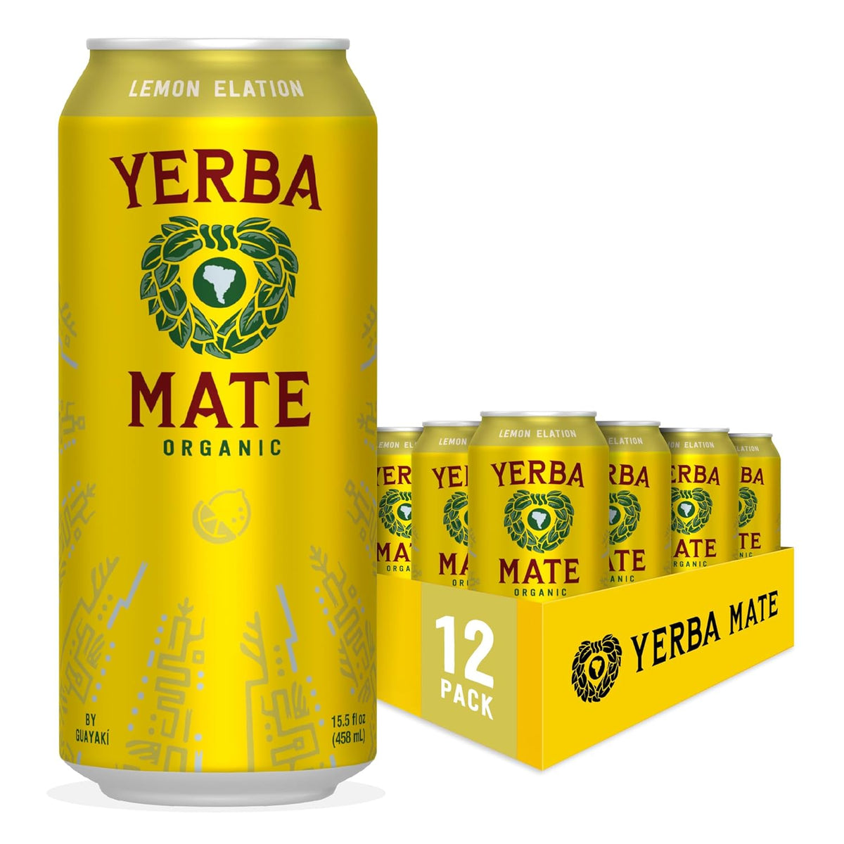 Guayaki Yerba Mate Lemon Elation - 15.5 fl oz Can