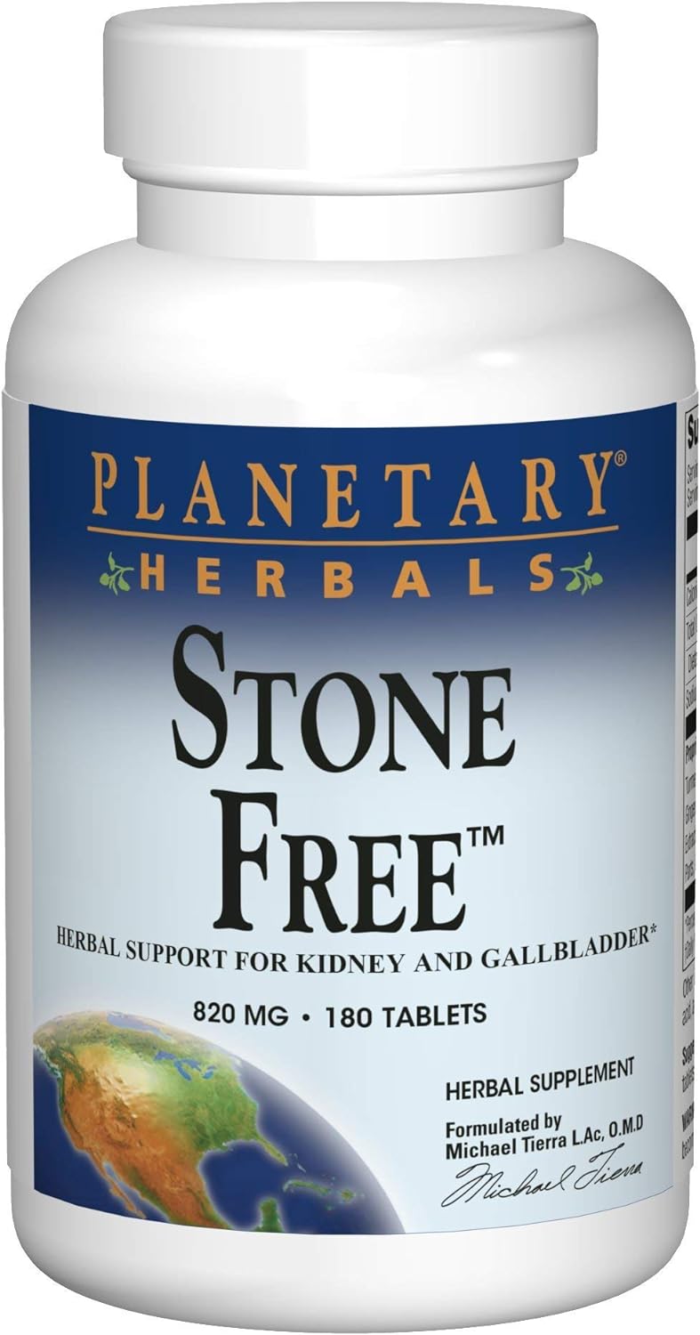 PLANETARY HERBALS Stone Free 820mg 180 Tabs