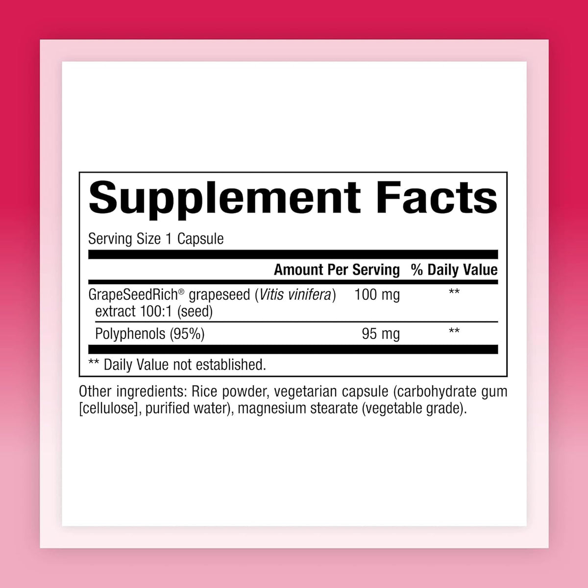 Natural Factors, GrapeSeedRich Grape Seed Extract, Antioxidant Support for Healthy Inflammatory Response, 120 Capsules