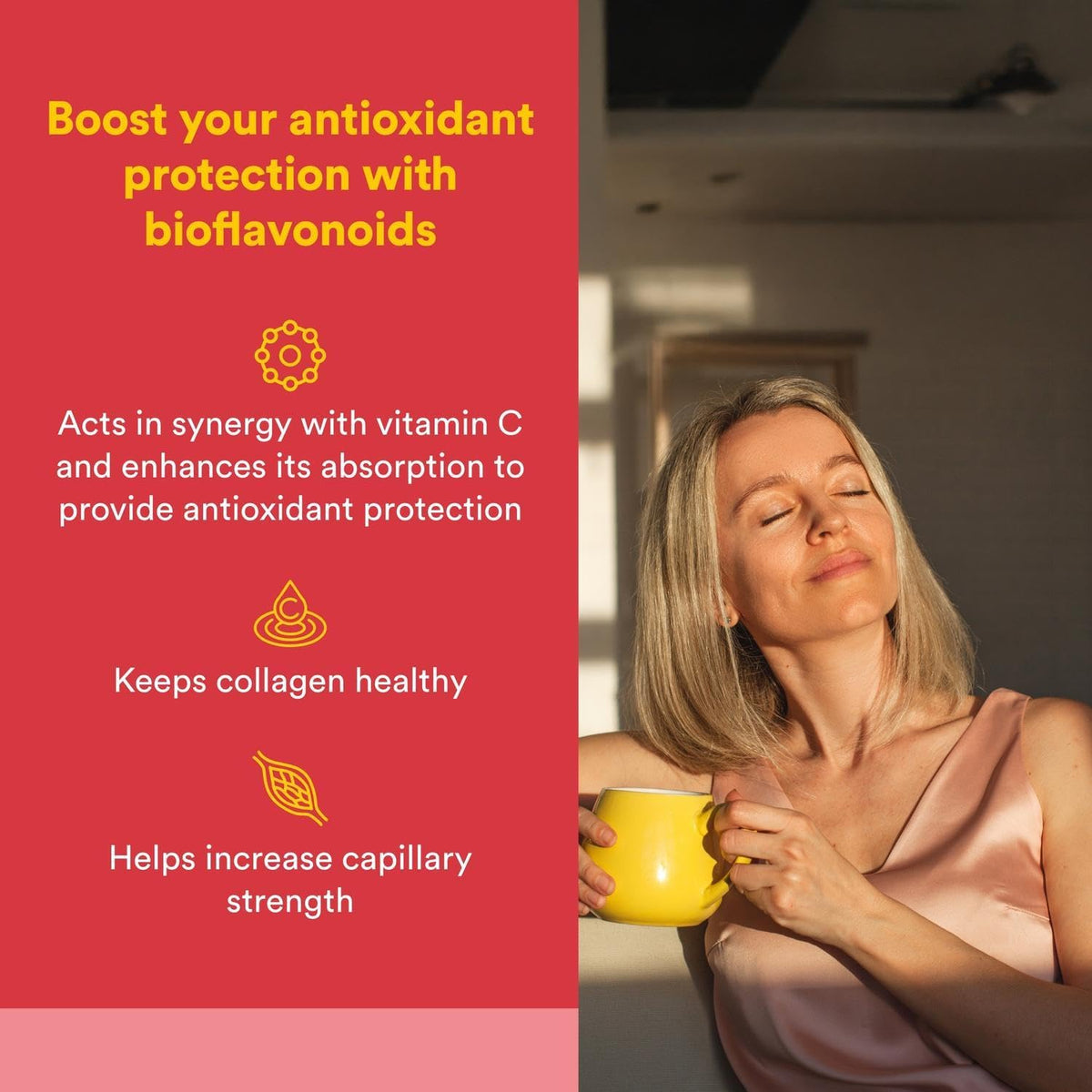 Natural Factors - Citrus Bioflavonoids 650mg, Support for The Body&#39;s Use of Vitamin C, 90 Capsules