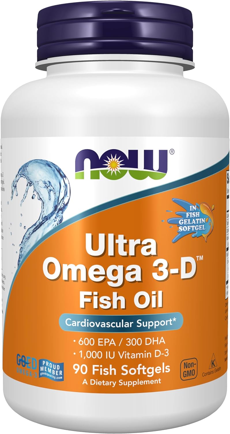 NOW ULTRA OMEGA 3-D SOFTGELS 90FSG