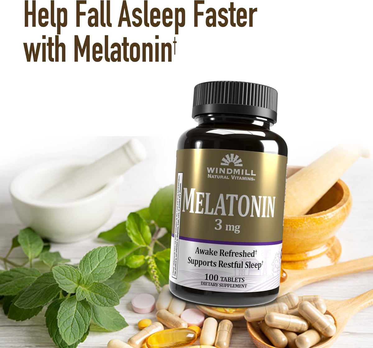 Melatonin 3 mg Tablets 100 tab