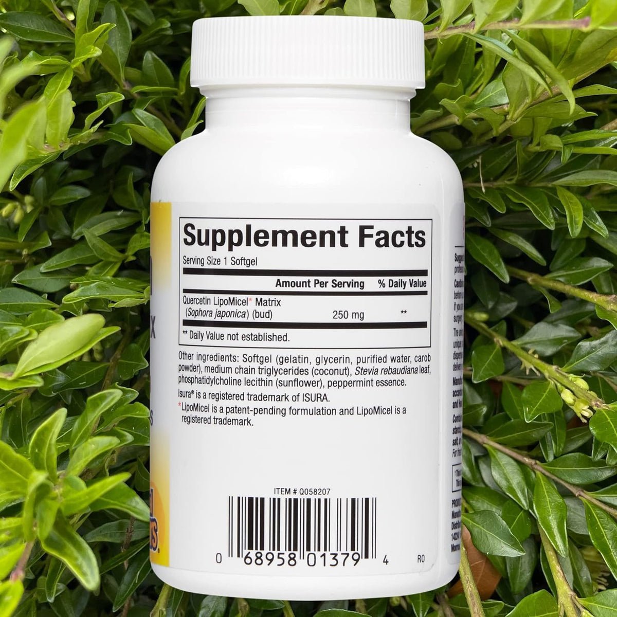 Natural Factors Quercetin LipoMicel Matrix for Superior Absorption, 30 Softgels