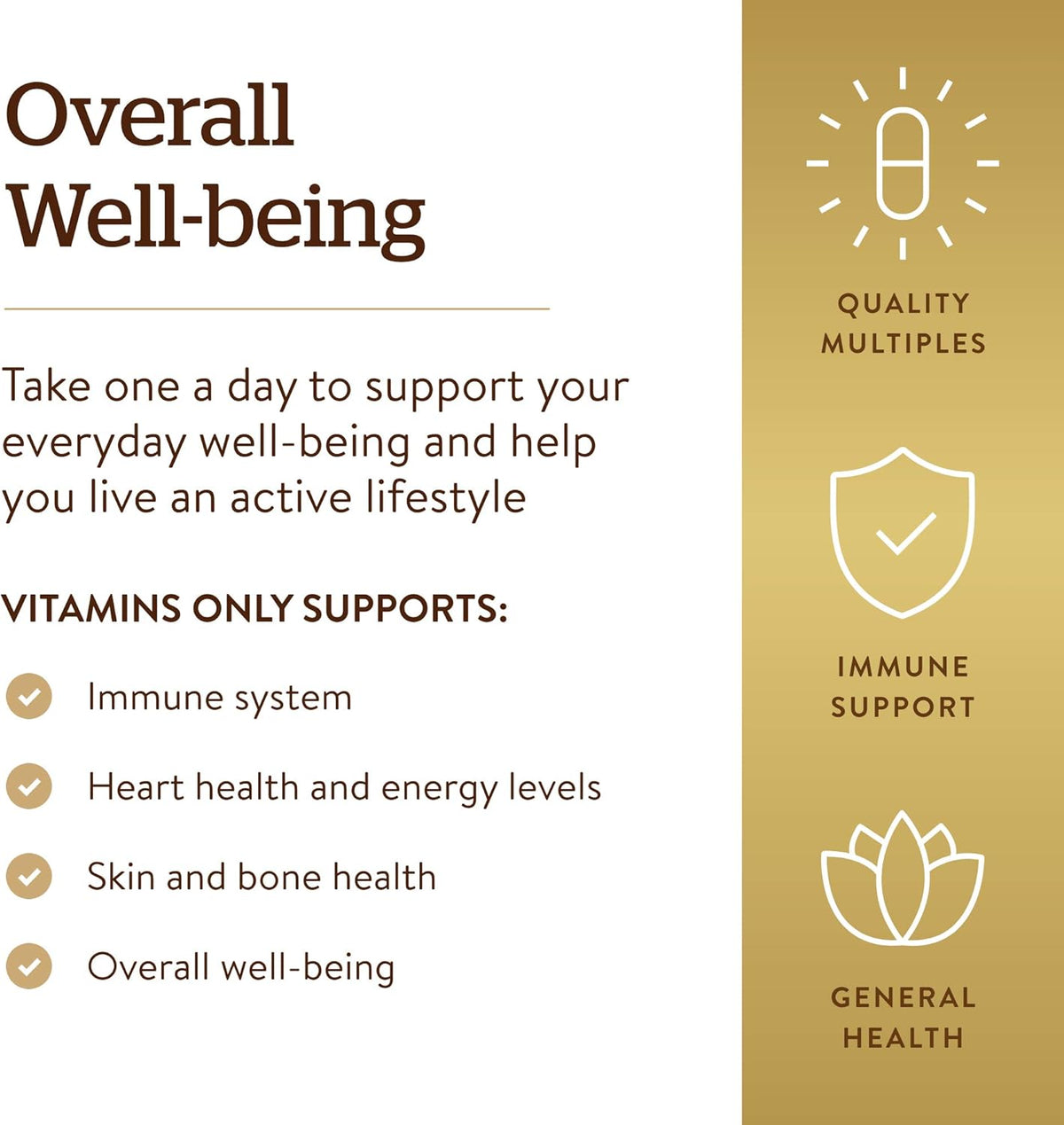 Vitamins Only 90 Vegetable Capsules