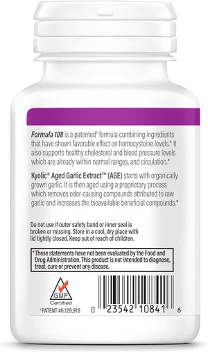 Kyolic Aged Garlic Extract™ Total Heart Health Formula 108, 100 Capsules