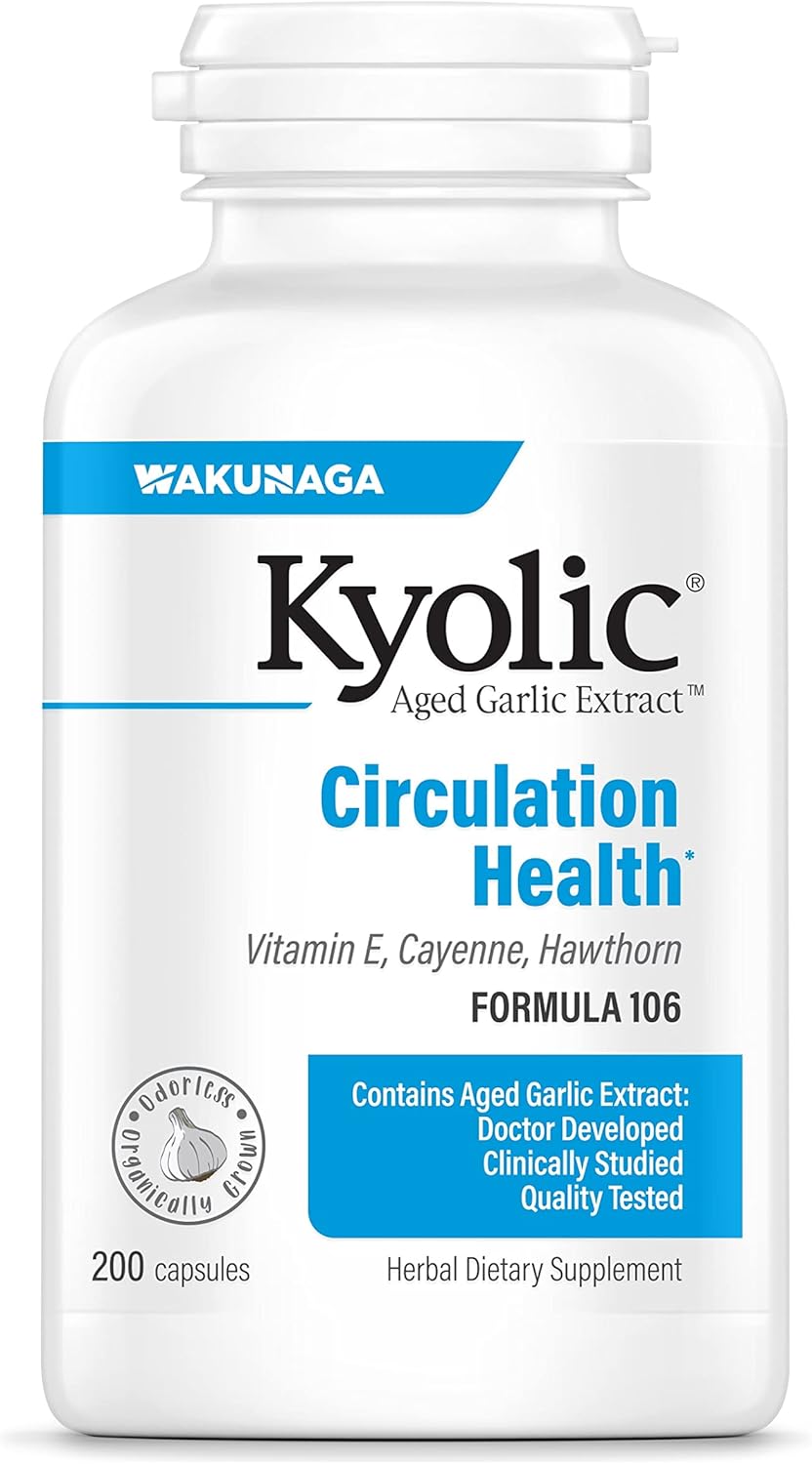 Kyolic Aged Garlic Extract™ Circulation Formula 106, 200 Capsules