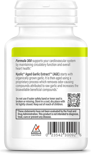 Kyolic Aged Garlic Extract Formula 300 Vegan, 120 Capsules