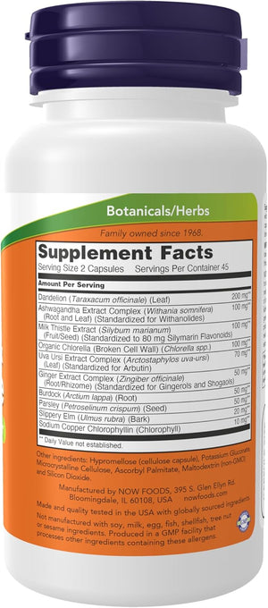 NOW Supplements, Detox and Cleanse, 90 Veg Capsules, Liver and Kidney Support*