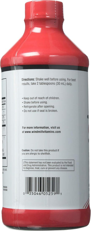 Windmill Health Products Joint Lube (16oz) Chondroitin, MSM, Collagen & Joint Factors Lubricates Joints for greater Flexibility & Freedom of Movement Delicious Cherry