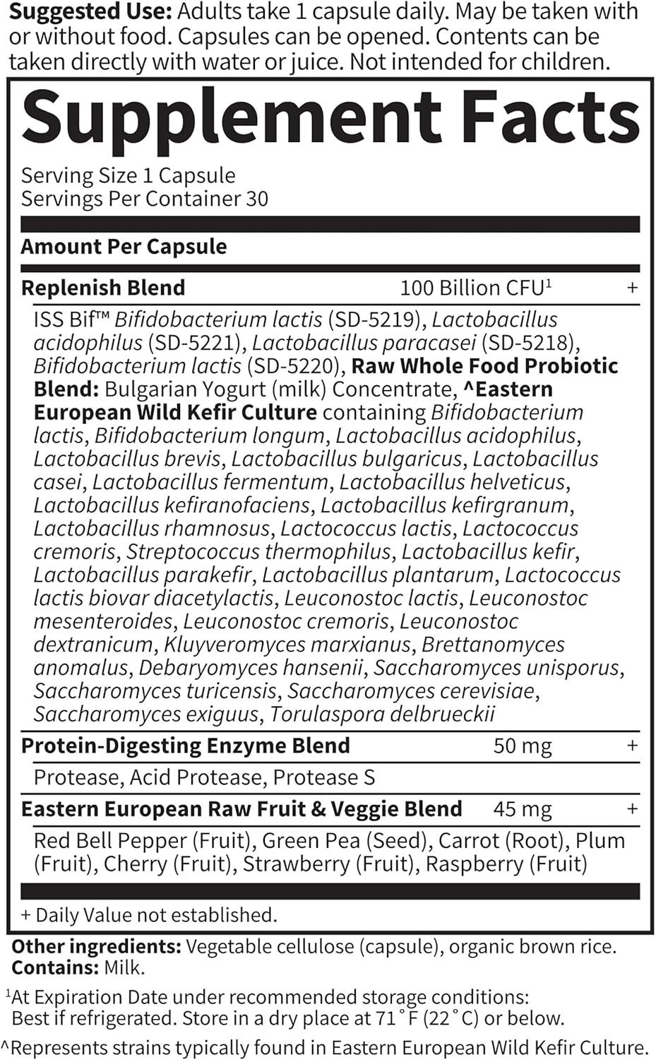 Garden of Life RAW Probiotics™ Ultimate Care, 100 billion CFU, 30 Vegetarian Capsules