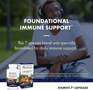 Host Defense Mushrooms Organic Stamets 7 Capsules -- 120 Capsules