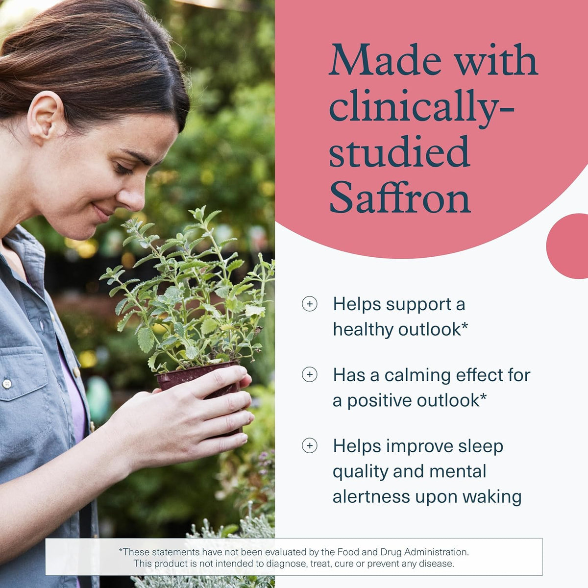 Youtheory Saffron - Vegan Energy Supplement for Men &amp; Women* - Contains Rhodiola Rosea &amp; Ashwagandha - Dairy, Soy &amp; Gluten Free - 60 Vegetarian Capsules