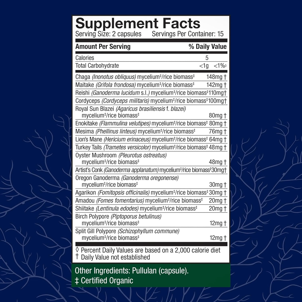 Host Defense MyCommunity Capsules - 17 Species Blend Mushroom Supplement for Immune Support - Herbal Aid with Lion&#39;s Mane, Reishi, Chaga, Cordyceps, Turkey Tail &amp; More - 30 Capsules (15 Servings)