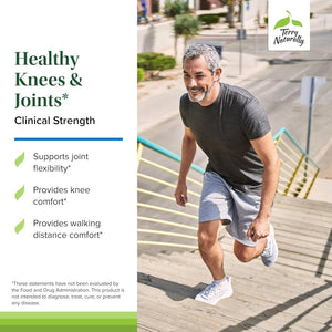 Terry Naturally Healthy Knees & Joints - Dietary Supplement to Support Bone Health & Joint Flexibility - Healthy Knee & Hip Aid with Calcium Fructoborate - 60 Capsules