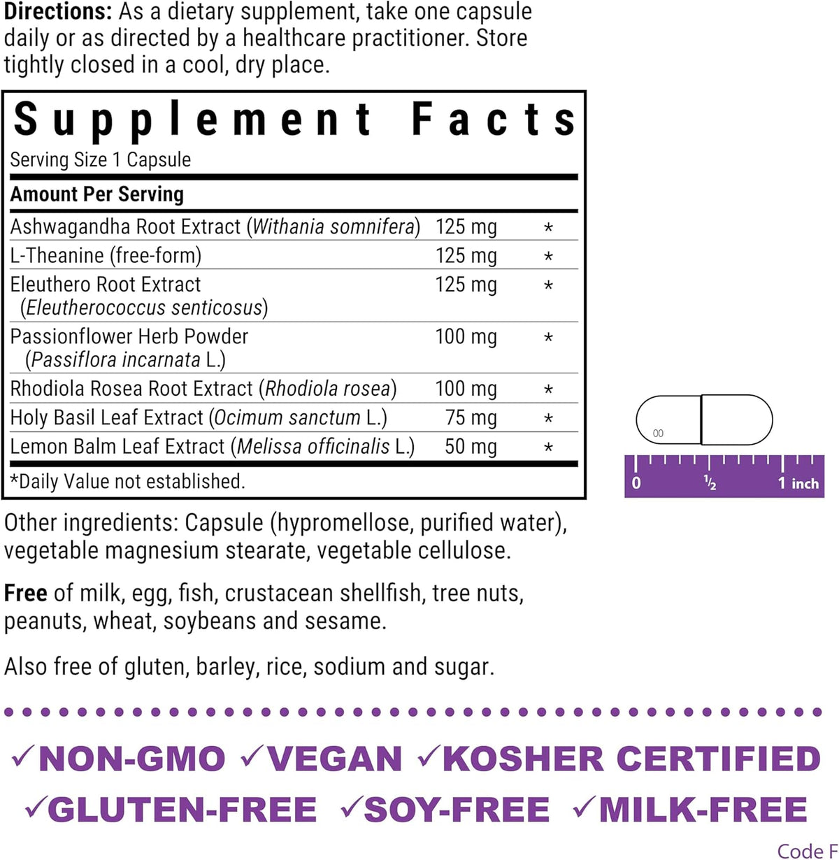 Bluebonnet Nutrition Targeted Choice Stress Relief, 60 CT