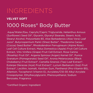 Andalou Naturals Body Btr, 1000 Roses, Velvet Soft, 8 Fl Oz