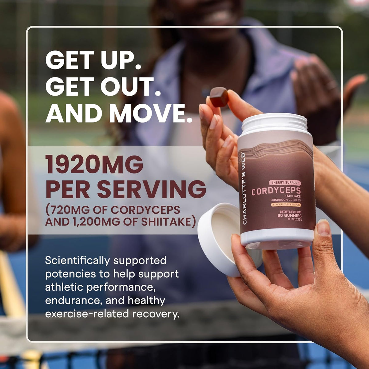 CHARLOTTE’S WEB CORDYCEPS ENERGY GUMMIES 60GUMMIES