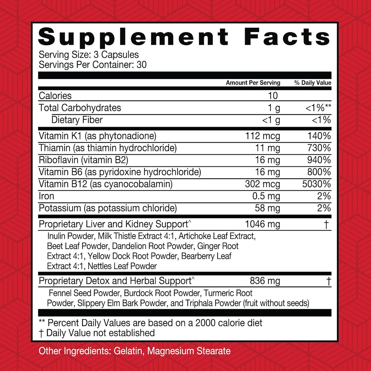 Health Plus Every Day Cleanse Health Supplement, 90 Capsules, 30 Servings