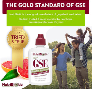 NutriBiotic GSE Grapefruit Seed Extract Liquid Concentrate, 2 fl oz