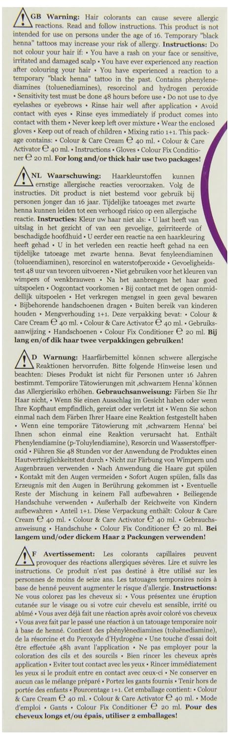 Colour and Care- 6.35 Hazel Nut 3.50 Ounces