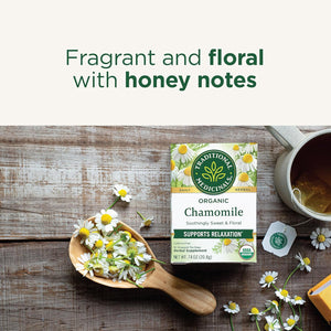 Traditional Medicinals Herbal Tea, Organic Chamomile, 16 Tea Bags