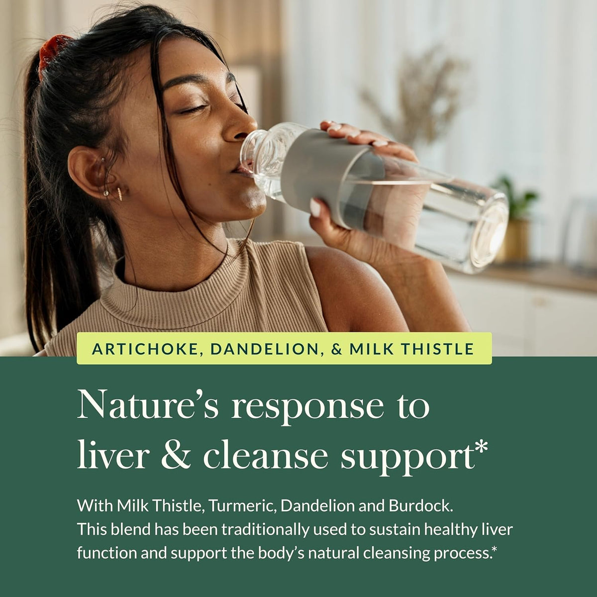 Gaia Herbs Liver Cleanse - Liver Health Support Herbal Supplement with Milk Thistle, Burdock, Turmeric Curcumin, Dandelion, and More - 60 Vegan Liquid Phyto-Caps (30 Servings)