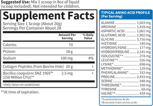 Garden of Life Grass Fed Collagen Peptides Powder Unflavored Collagen Powder for Women Men Hair Skin Nails Joints, Hydrolyzed Collagen Protein Supplements, Collagen for Women & Men, 28 Servings