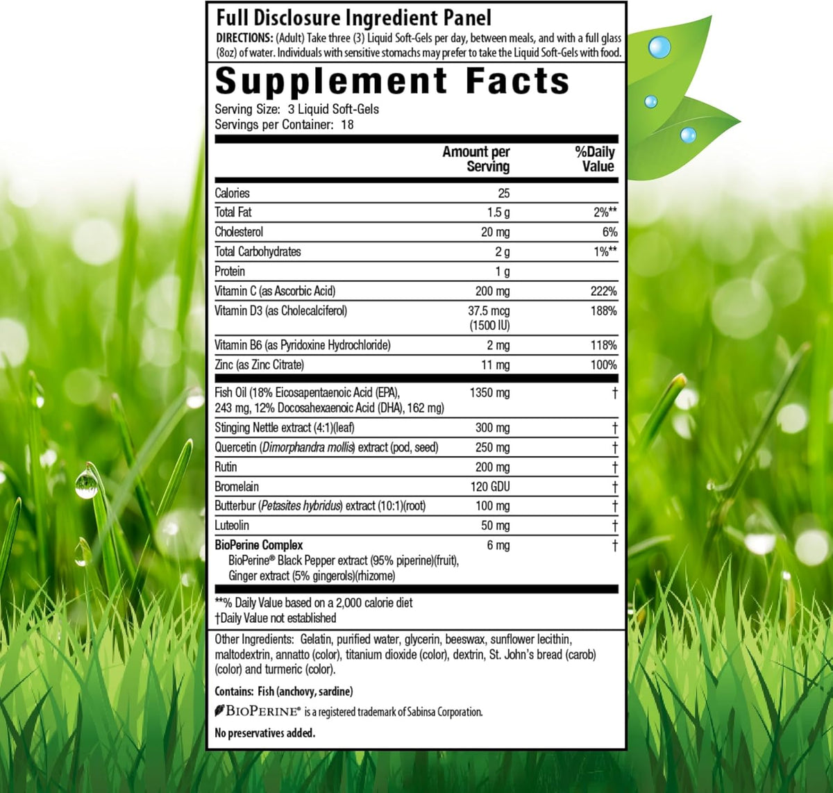 Irwin Naturals Aller-Pure - 54 Liquid Soft-Gels - Histamine Support with Quercetin, Luteolin &amp; Rutin - Non-Drowsy Formula