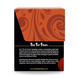Buddha Teas - Organic Reishi Mushroom Blend - Herbal Tea - For Health & Wellbeing - With Antioxidants & Minerals - Clean Ingredients - Caffeine Free - OU Kosher & Non-GMO - 18 Tea Bags