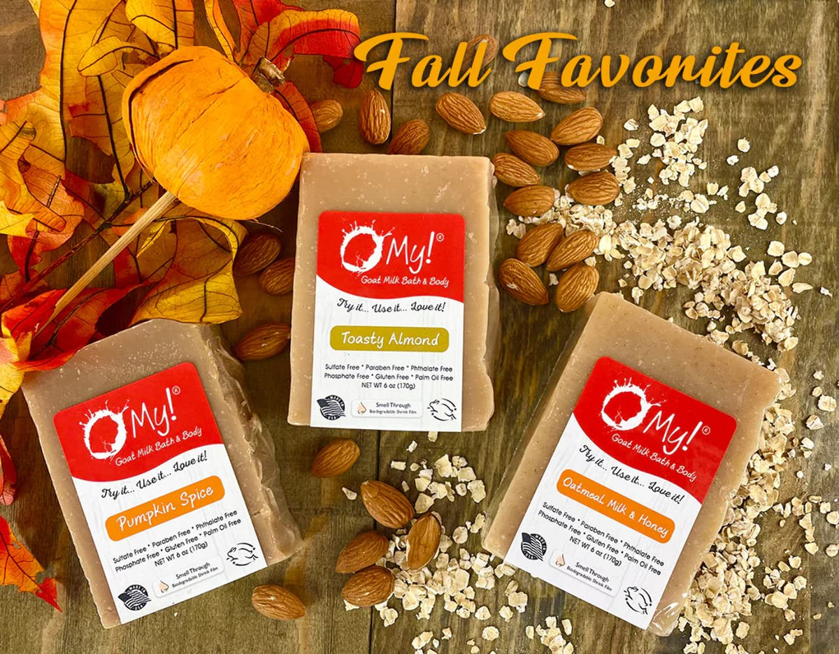 Goat Milk Soap Bar 6oz | Made with Farm-Fresh Goat Milk | Free of Parabens &amp; More | Handcrafted USA