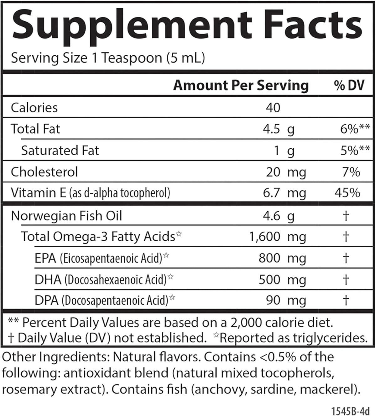 Carlson - The Very Finest Fish Oil, 1600 mg Omega-3s, Liquid Supplement, Norwegian, Wild-Caught, Sustainably Sourced , Lemon, 16.9 Fl Oz