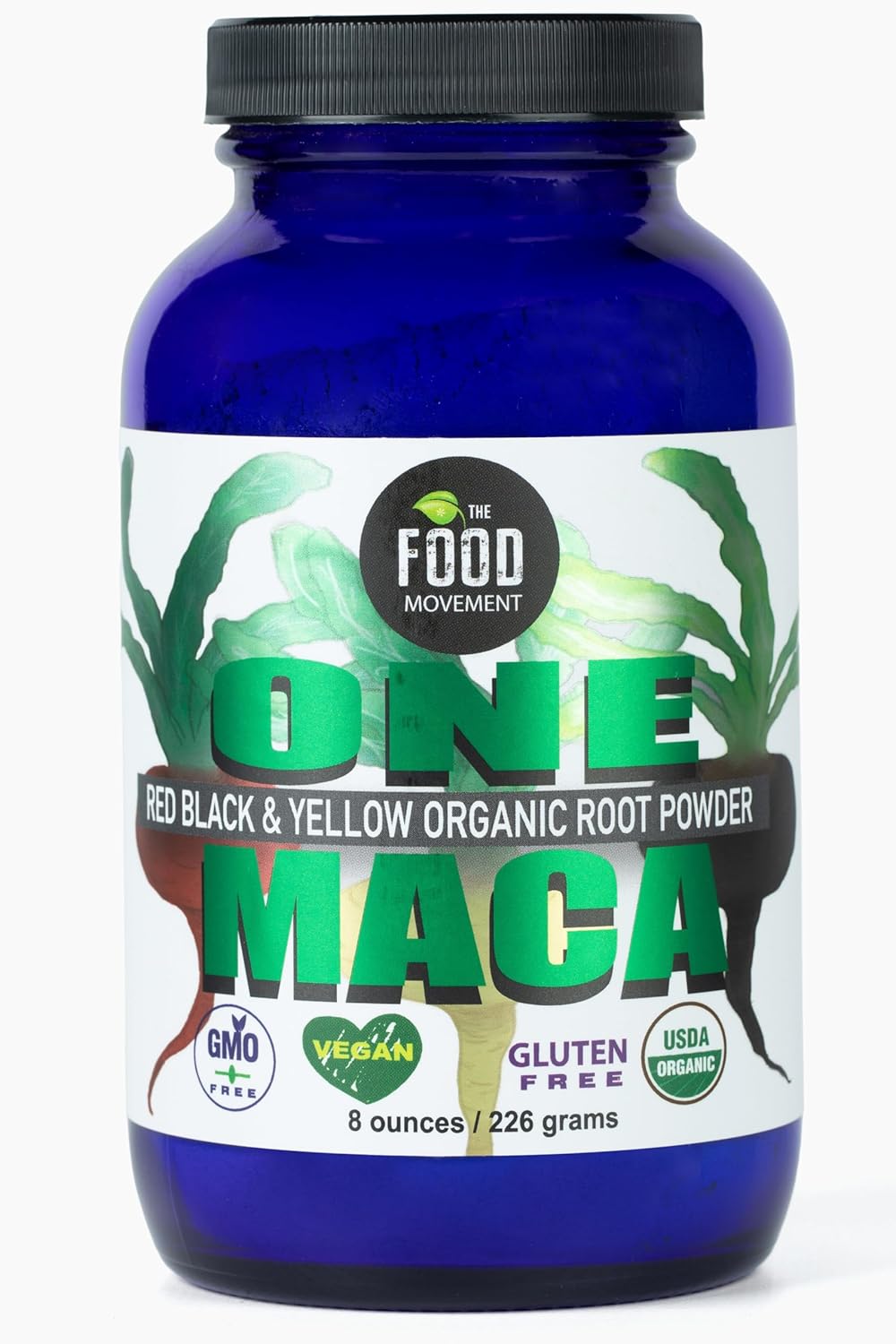 One Maca (Organic Black, Red and Yellow maca Varieties) - 8oz