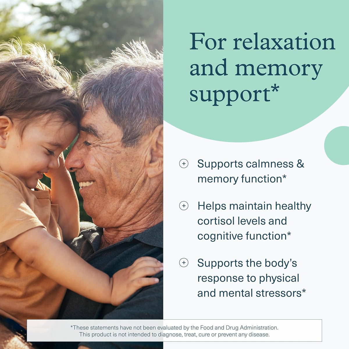 Youtheory Ashwagandha + GABA - Uses KSM-66-1,000 mg Ashwagandha &amp; 100 mg GABA - Cortisol, Stress &amp; Memory Support Supplement - 60 Vegetarian Capsules