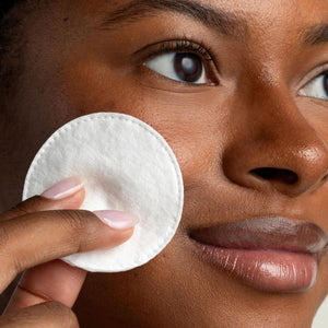 Cliganic Organic Cotton Rounds for Face (100 Count) | Makeup Remover Pads, Hypoallergenic, Lint-Free | 100% Pure Cotton