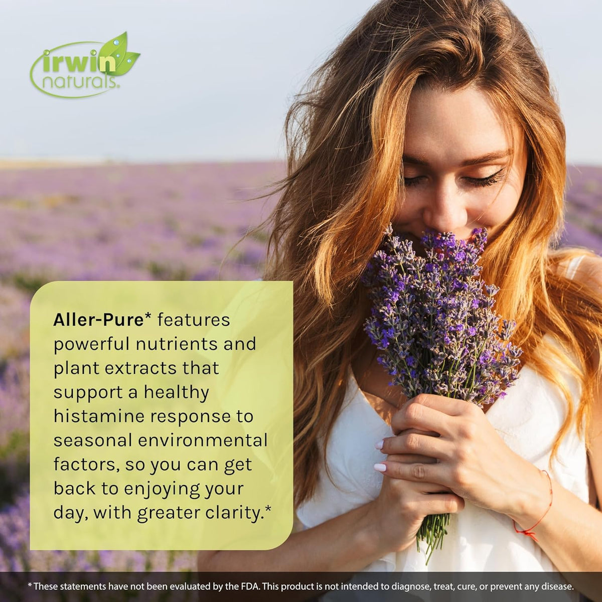 Irwin Naturals Aller-Pure - 54 Liquid Soft-Gels - Histamine Support with Quercetin, Luteolin &amp; Rutin - Non-Drowsy Formula