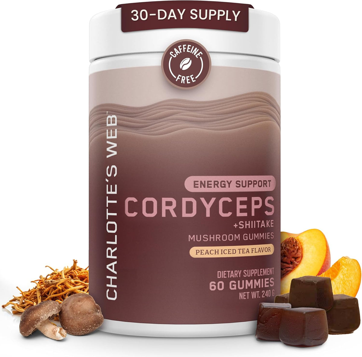 CHARLOTTE’S WEB CORDYCEPS ENERGY GUMMIES 60GUMMIES