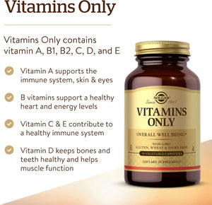 Vitamins Only 90 Vegetable Capsules