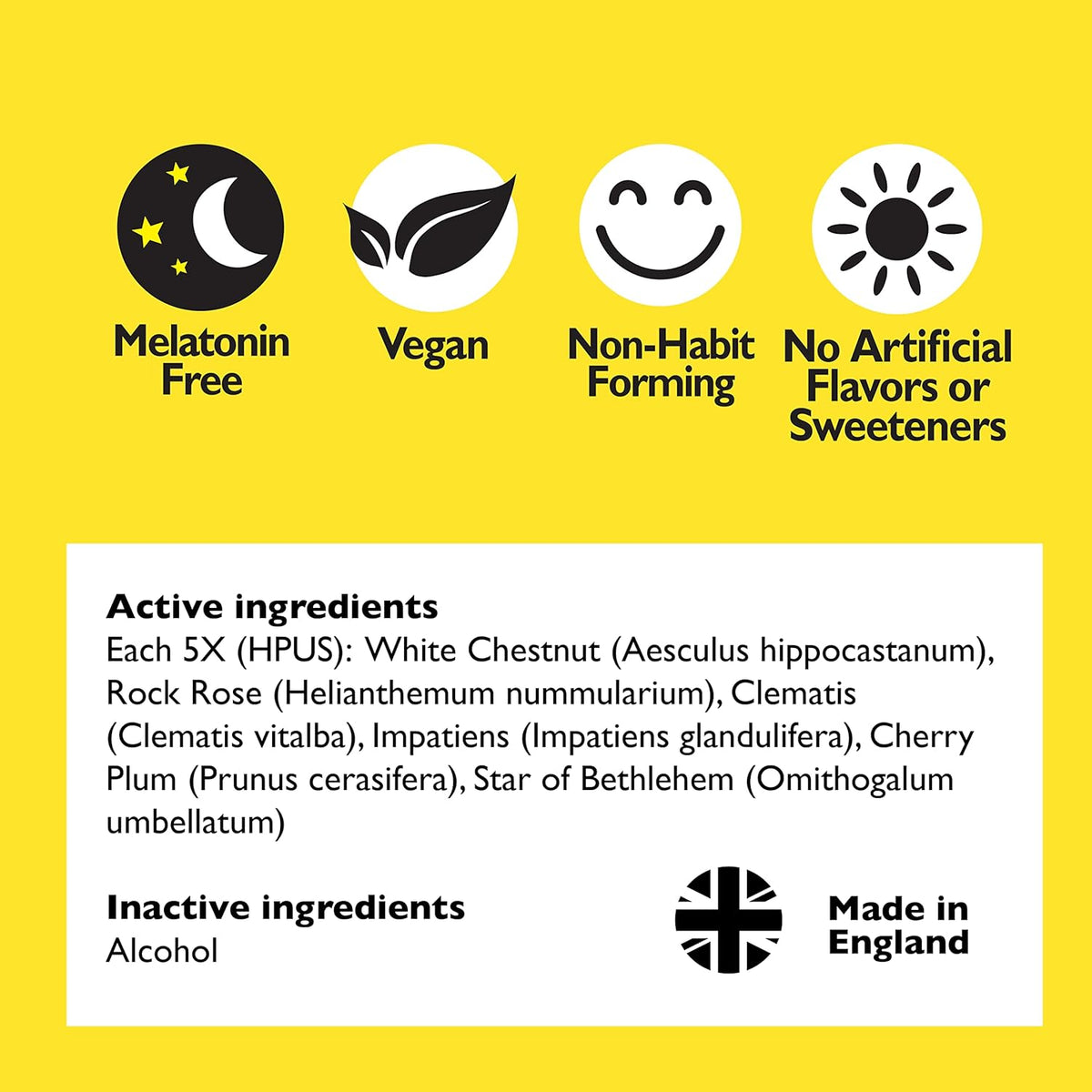 Bach RESCUE SLEEP Spray 20mL, Natural Sleep & Stress Relief Aid, Homeopathic Flower Essence, Vegan, Free of Melatonin, Sugar, and Gluten, Non-Narcotic, Non-Habit Forming