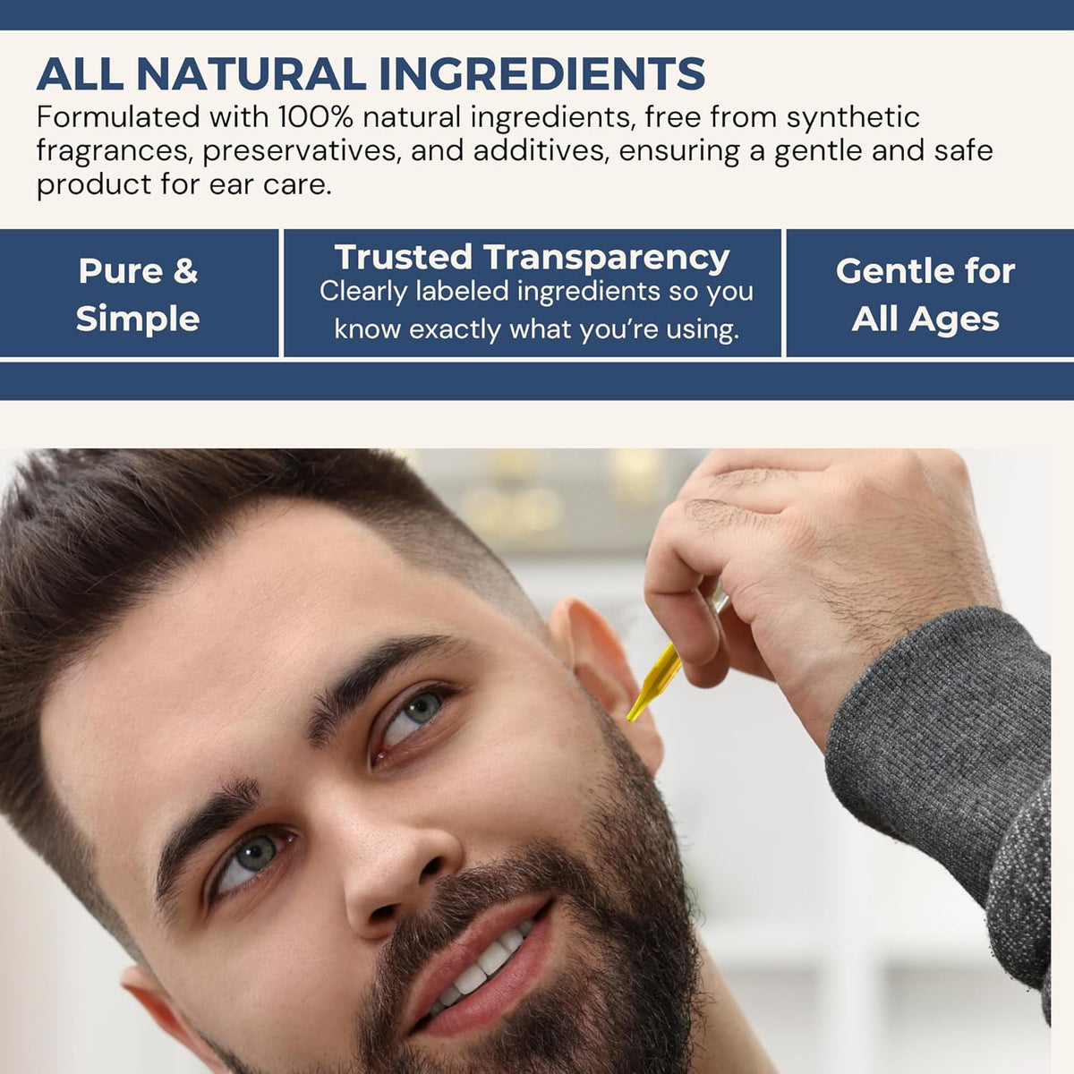 H.E.A.L. Mullein Ear Oil 1oz - Natural Blend with Mullein, Calendula, Lemon, Grapeseed, and Vitamin E Oils for Gentle Ear Care