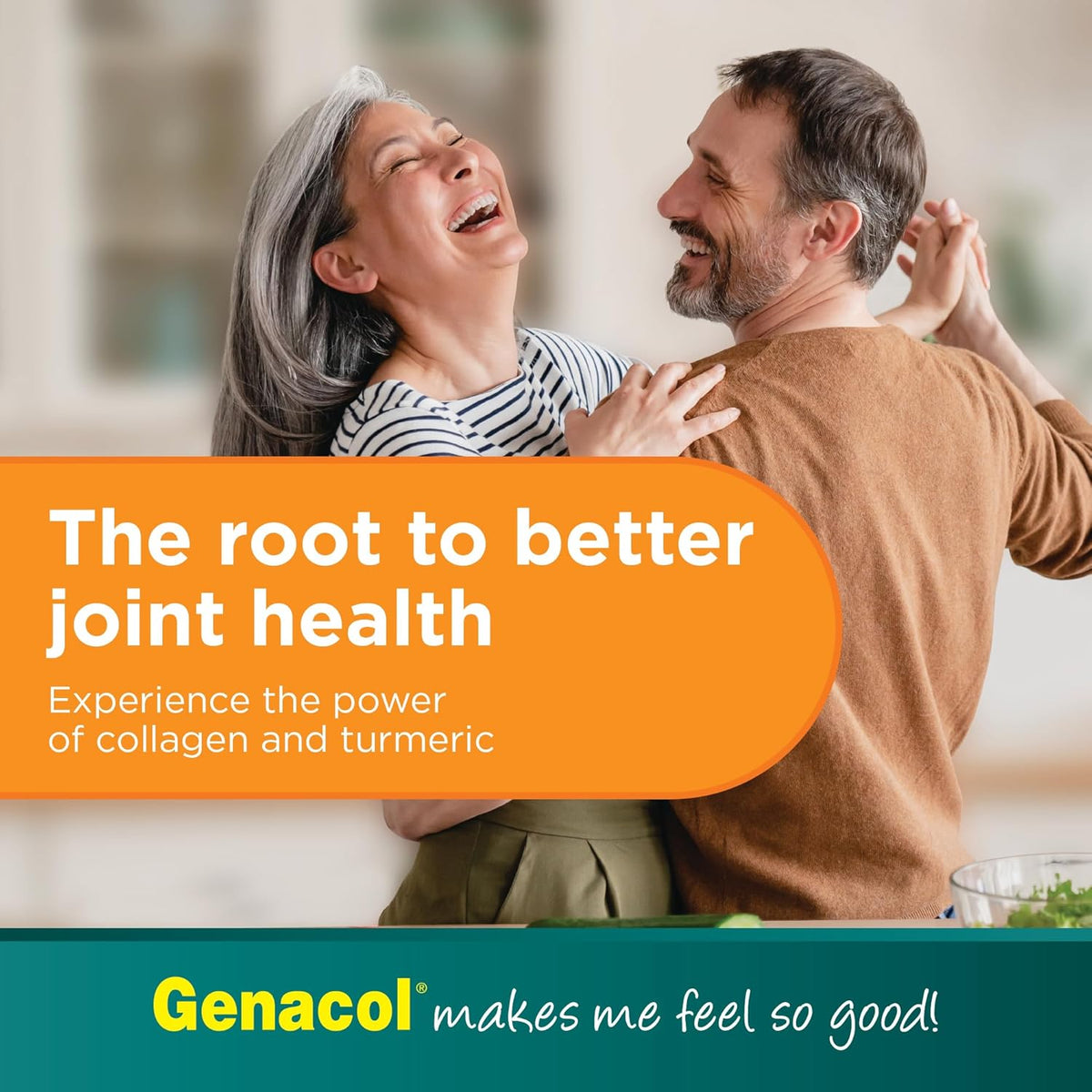 Genacol Turmeric Curcumin, Ultra-Hydrolyzed Collagen Peptides Supplement with Black Pepper Extract (BioPerine), Soothe Your Joints, Enhanced Absorption, 90 Capsules (30-Day Supply)