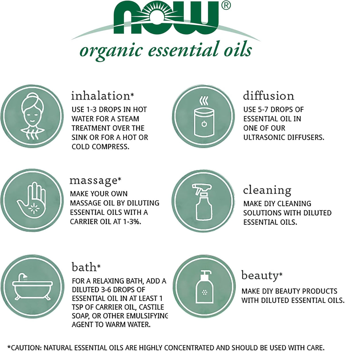 NOW Essential Oils, Organic Orange Oil, Uplifting Aromatherapy Scent, Cold Pressed, 100% Pure, Vegan, Child Resistant Cap, 4-Ounce