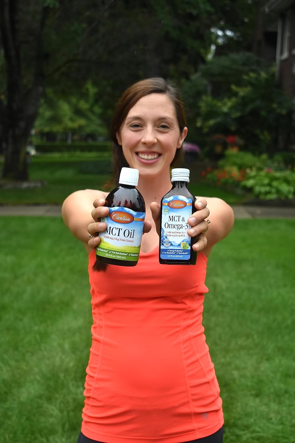 Carlson - MCT & Omega-3, Lemon-Lime, 200 mL (6.7 Fl Oz)