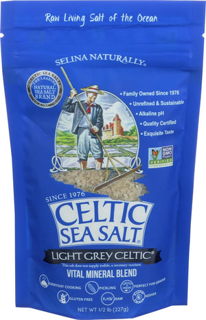 Celtic Sea Salt Light Grey Coarse -- 0.5 lb