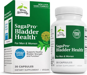 Terry Naturally SagePro Bladder - Bladder Support Supplement - Dietary Supplement with Angelica Leaf Extract - Vegan Capsules to Aid Urinary Tract Function & Health - 60 Capsules