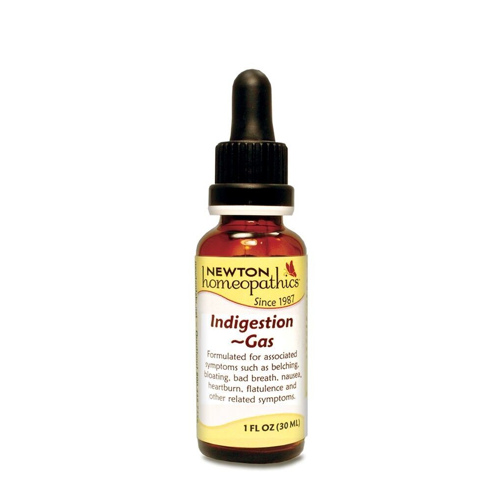 Newton Homeopathics Indigestion ~ Gas, 1 fl. oz. (30 ml)