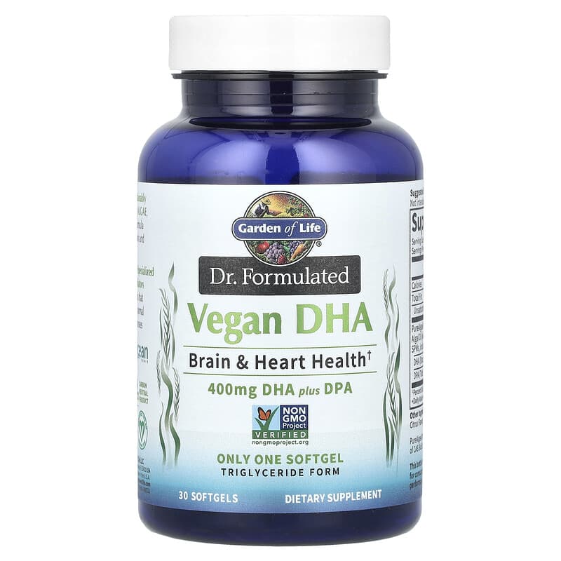 Dr. Formulated Vegan DHA 30ct Softgels